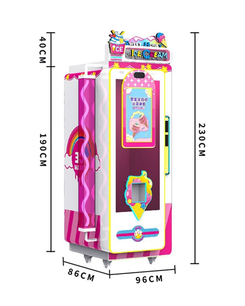 Fully Automatic Ice Cream Robot Vending Machine NF-318 - Image 4