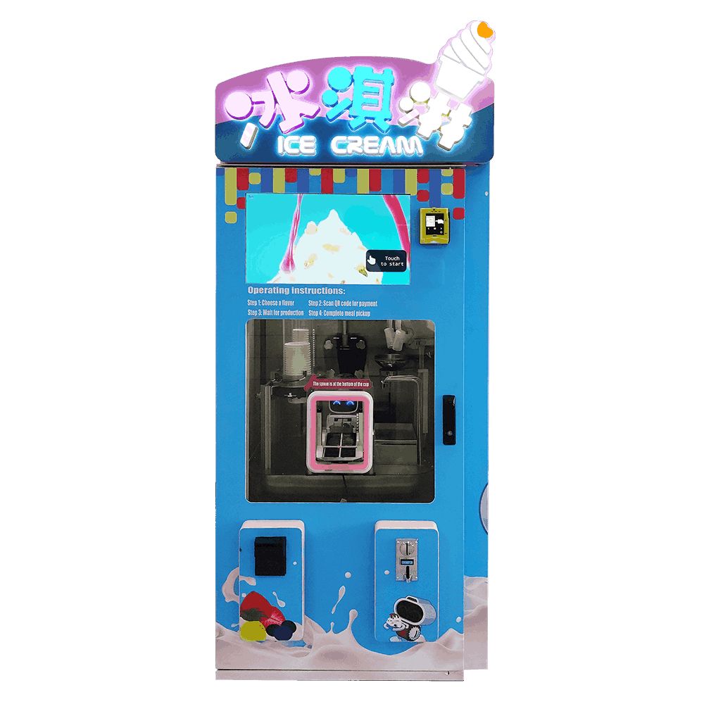 Fully Automatic Ice Cream Robot Vending Machine NF-320