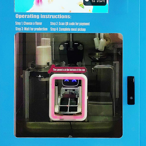 Fully Automatic Ice Cream Robot Vending Machine NF-320 - Image 7