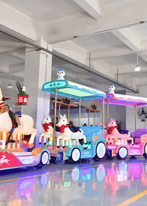 Crown carriage (One drag three)