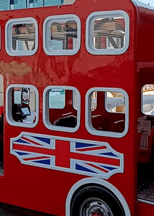 Double Decker Sightseeing Car